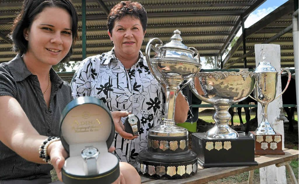 All trophies for the Barastoc Polocrosse Nationals were sourced locally from Warwick Watchmakers and Jewellers, displayed here by watchmaker Larissa Walsh and Warwick Polocrosse Association treasurer Robyn Fraser. All trophies for the Barastoc Polocrosse Nationals were sourced locally from Warwick Watchmakers and Jewellers, displayed here by watchmaker Larissa Walsh and Warwick Polocrosse Association treasurer Robyn Fraser.